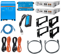 Set Quattro 48/5000 con E-Box PYTES da 10 kWh (monofase)